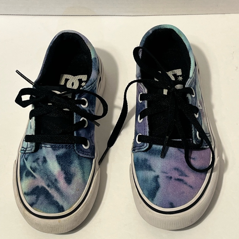 DC Blue and Purple Artistic Sneakers